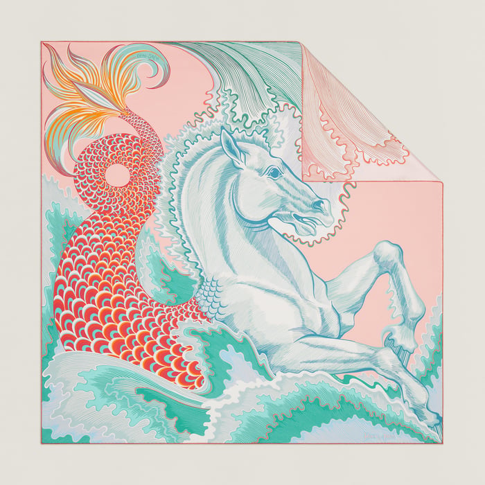 Cheval Sirene Double Face Scarf 90