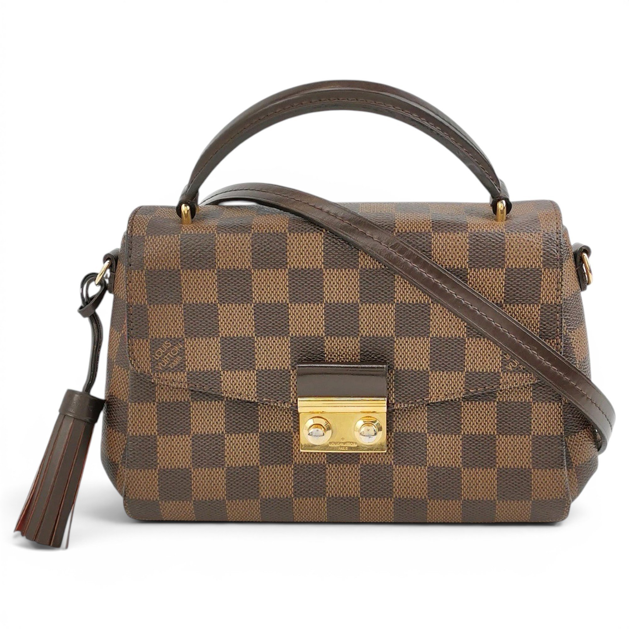 Croisette leather handbag