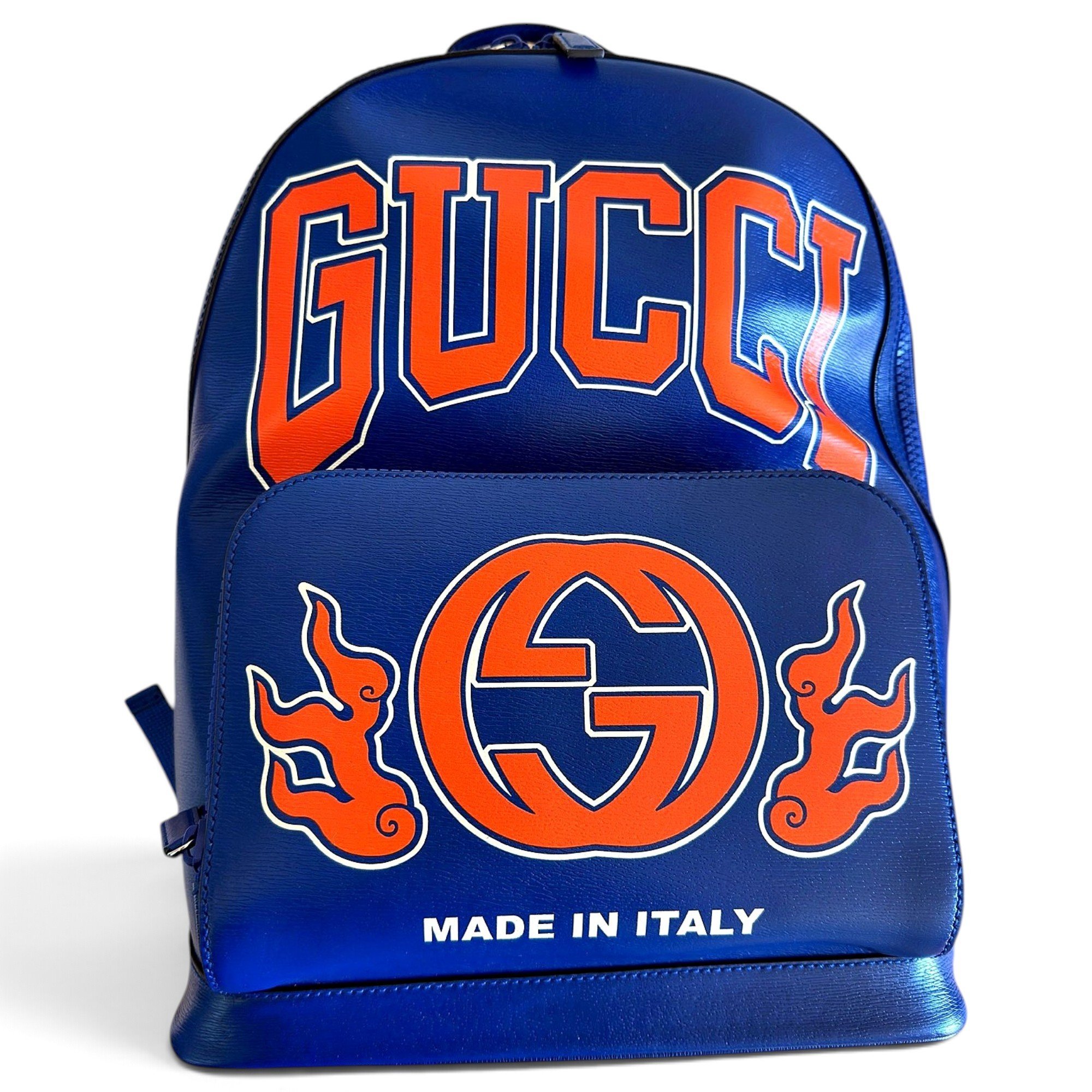 Leather backpack