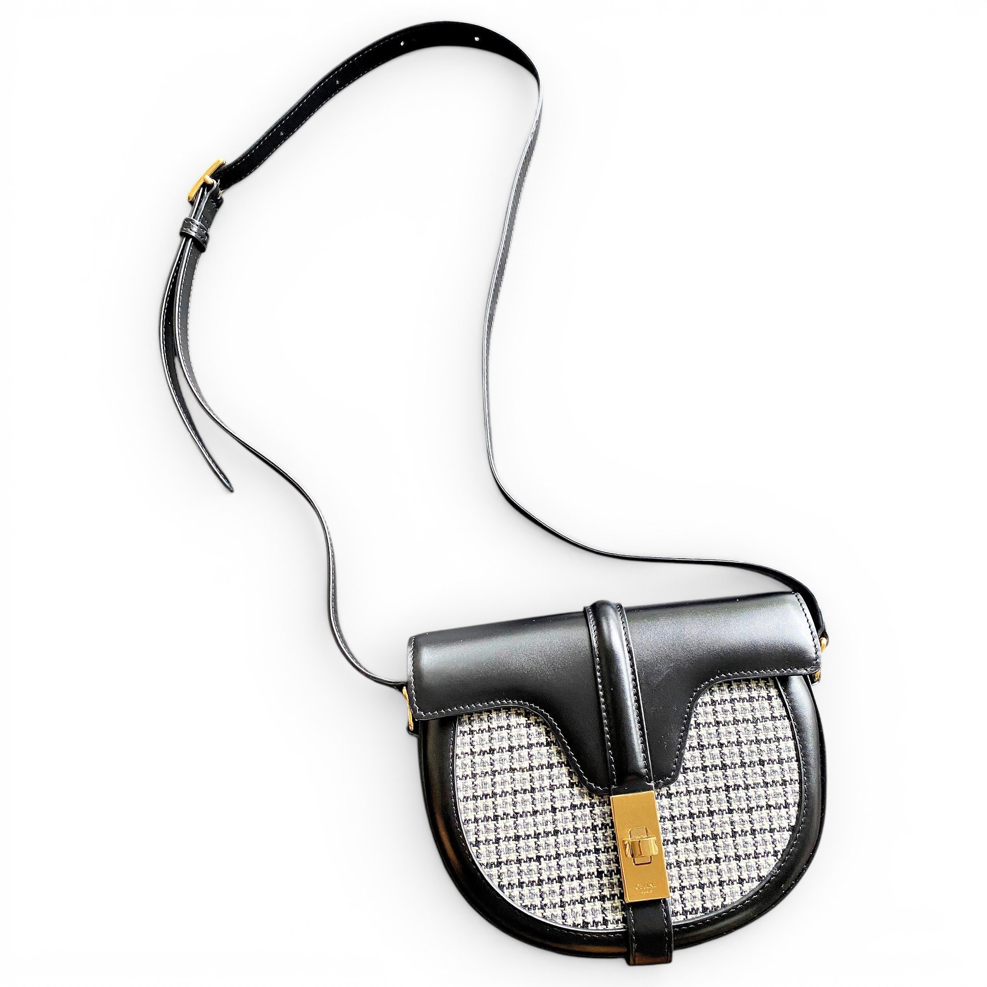 SAC 16 BESACE leather handbag