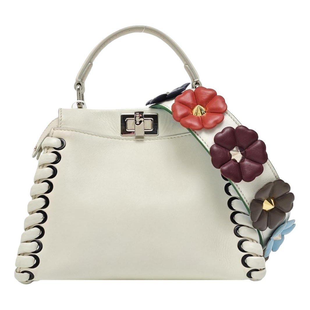 Peekaboo leather handbag