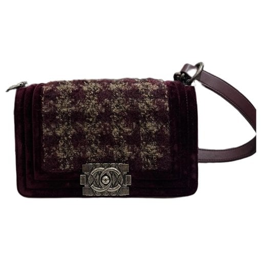 Boy tweed handbag