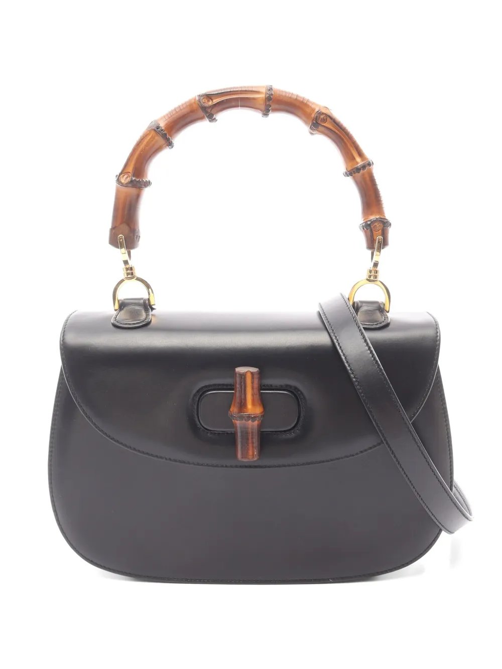 2010s Bamboo turn-lock tote bag