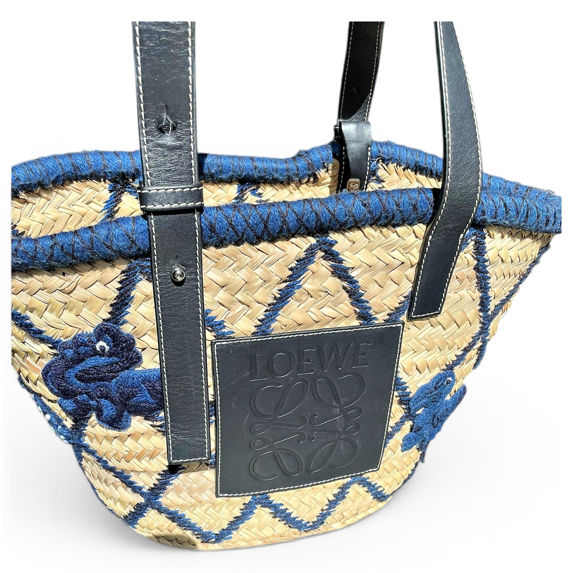 Basket Bag leather tote