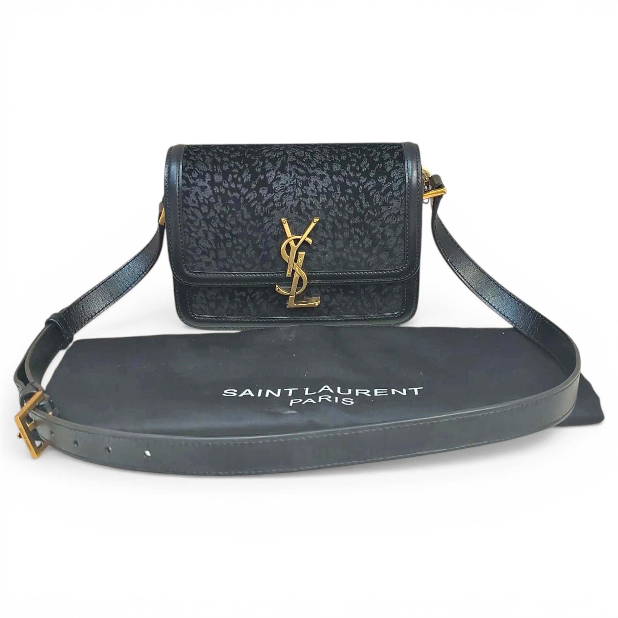 Solférino leather handbag