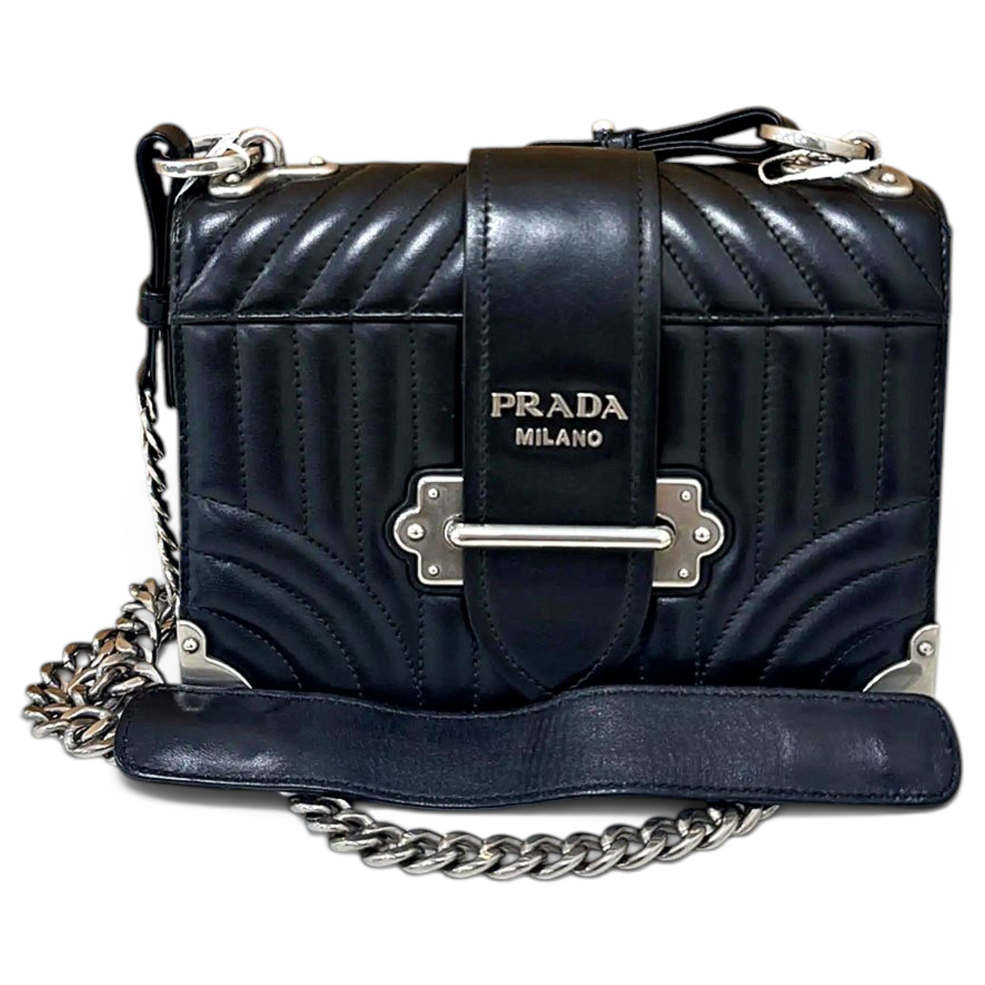 Cahier leather crossbody bag