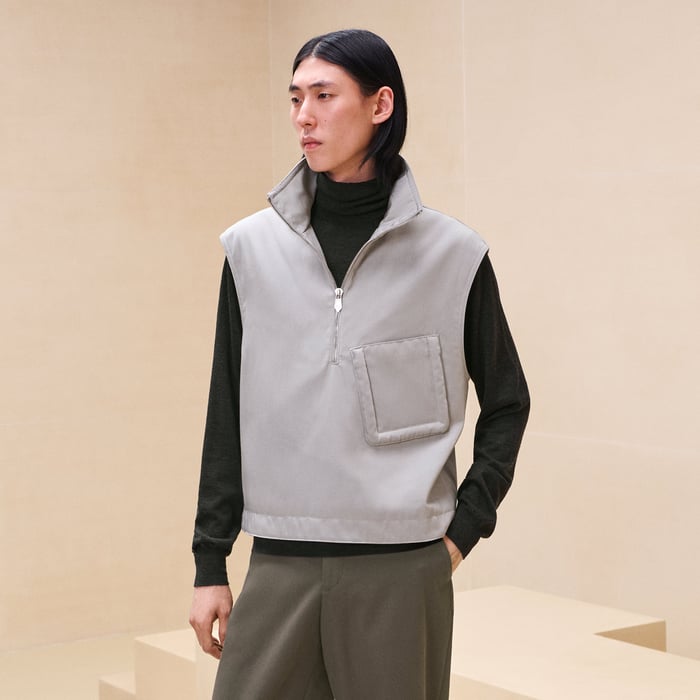 Silex Sleeveless Sweater With Bridle Detail