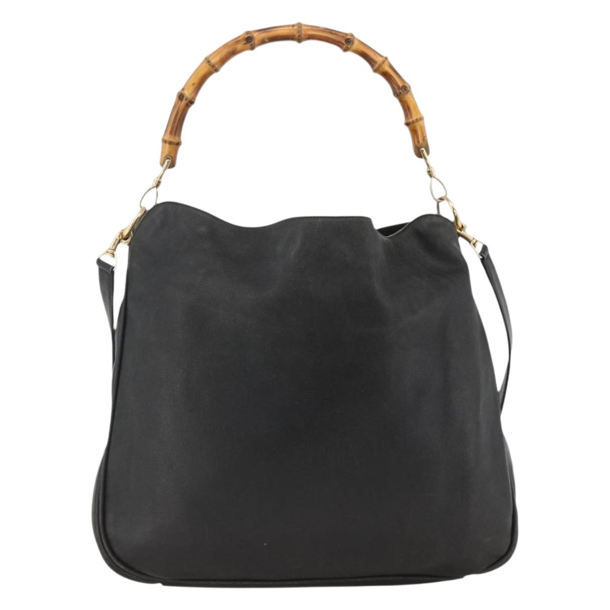 Bamboo leather handbag