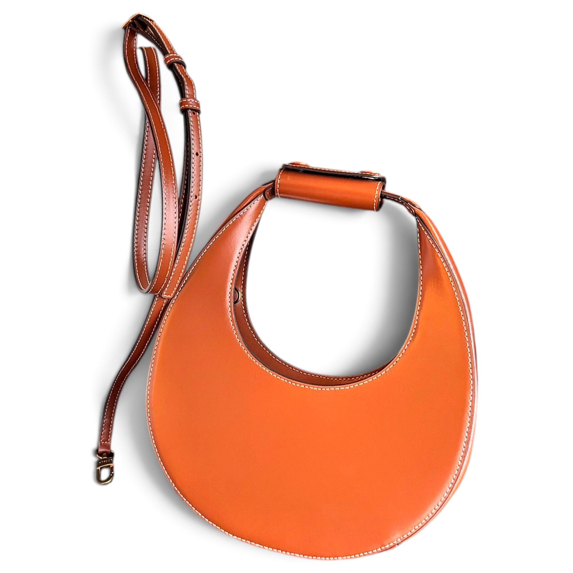 Moon leather handbag