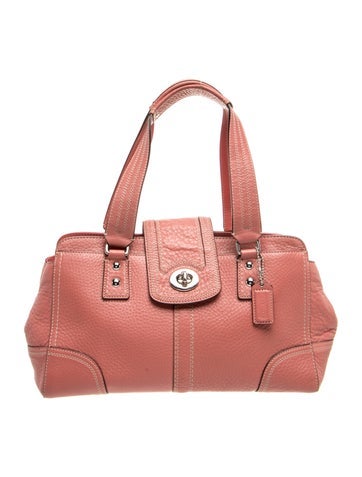 Leather Top Handle Bag
