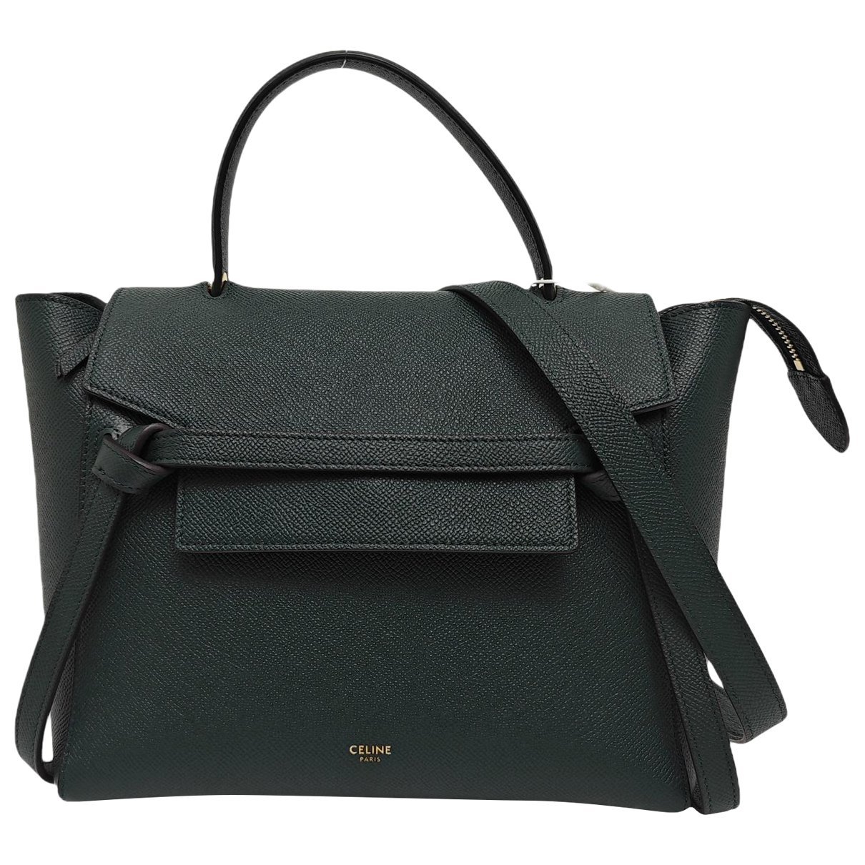 Belt leather handbag