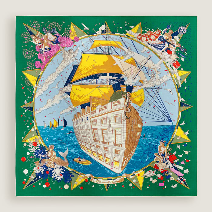 Hermès Flagship 숄 140