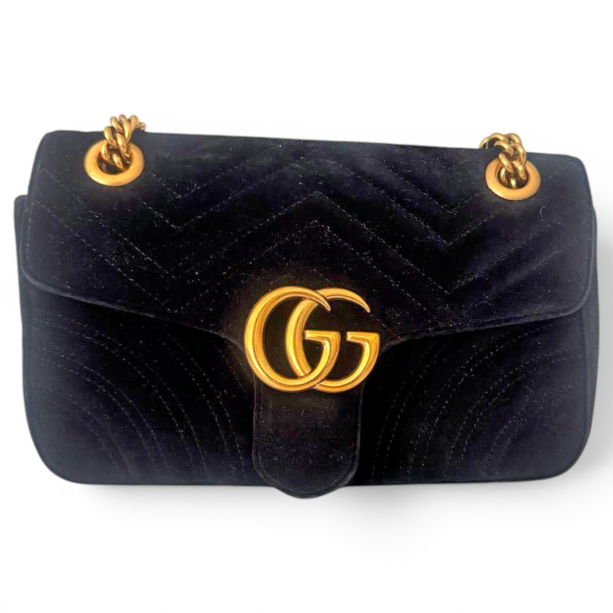 GG Marmont velvet crossbody bag