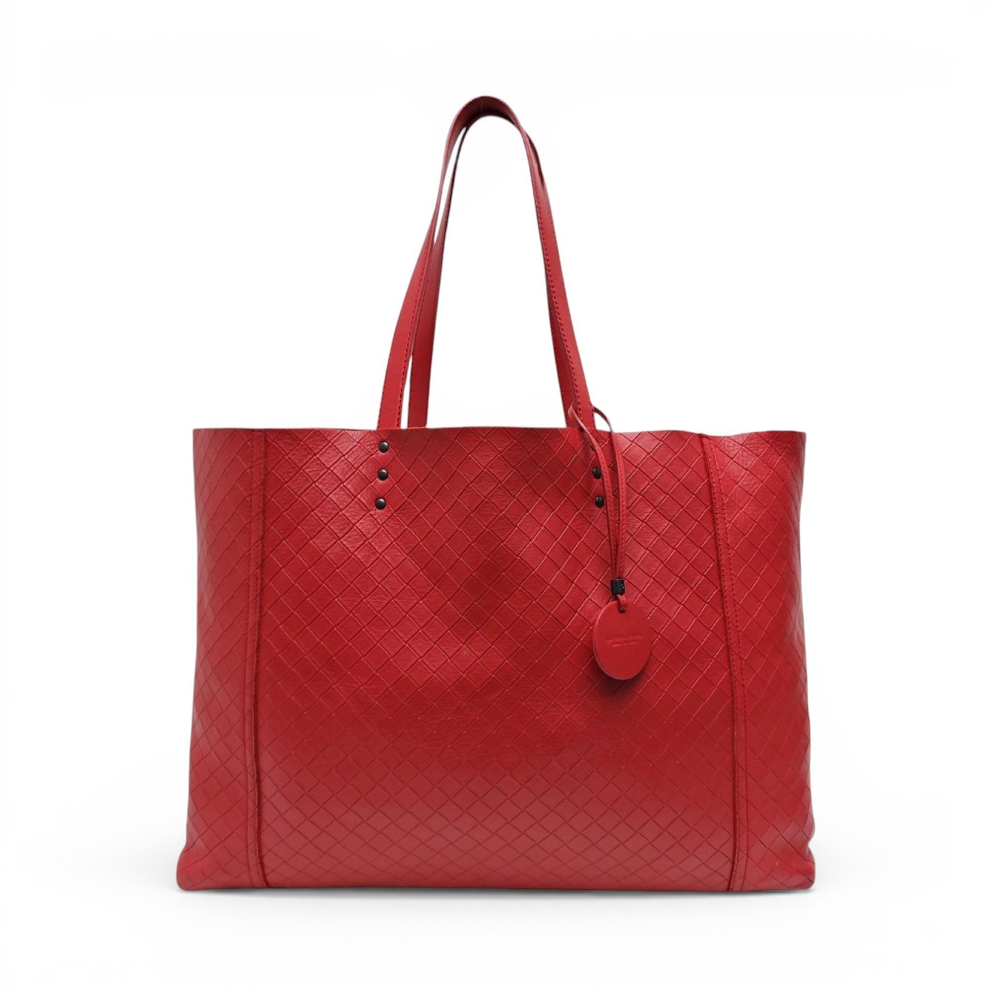 Leather tote