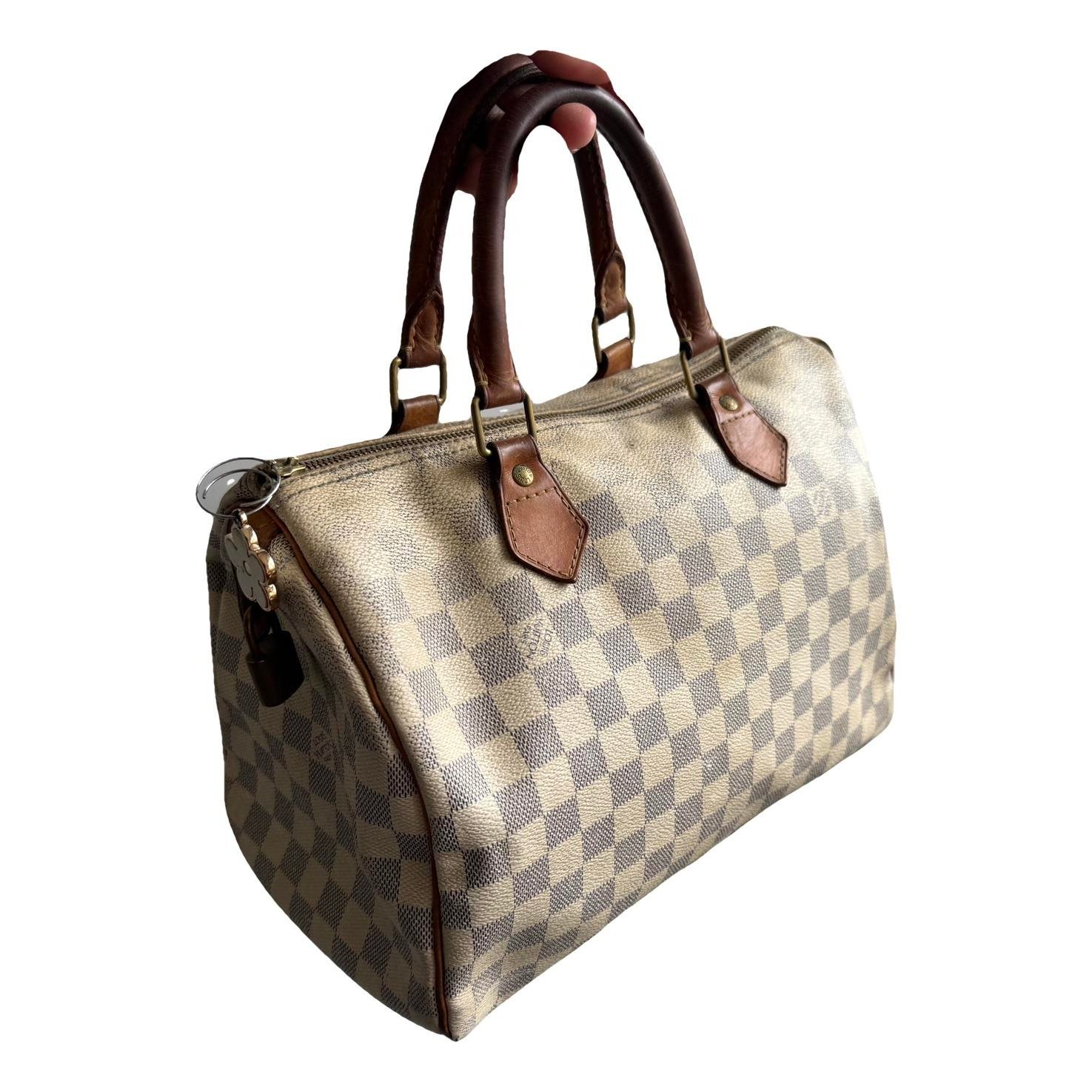 Speedy leather handbag