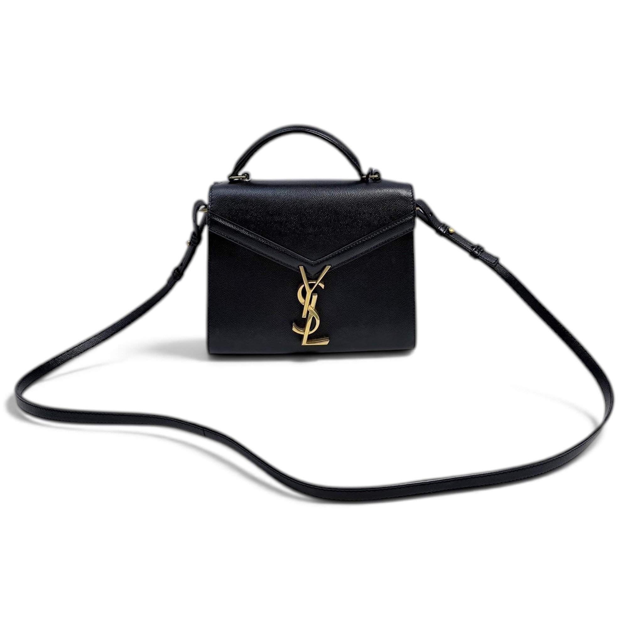 Cassandra Top Handle pony-style calfskin crossbody bag