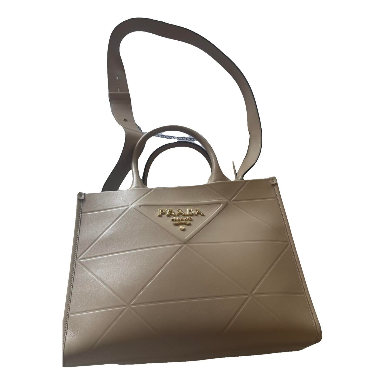 Leather tote