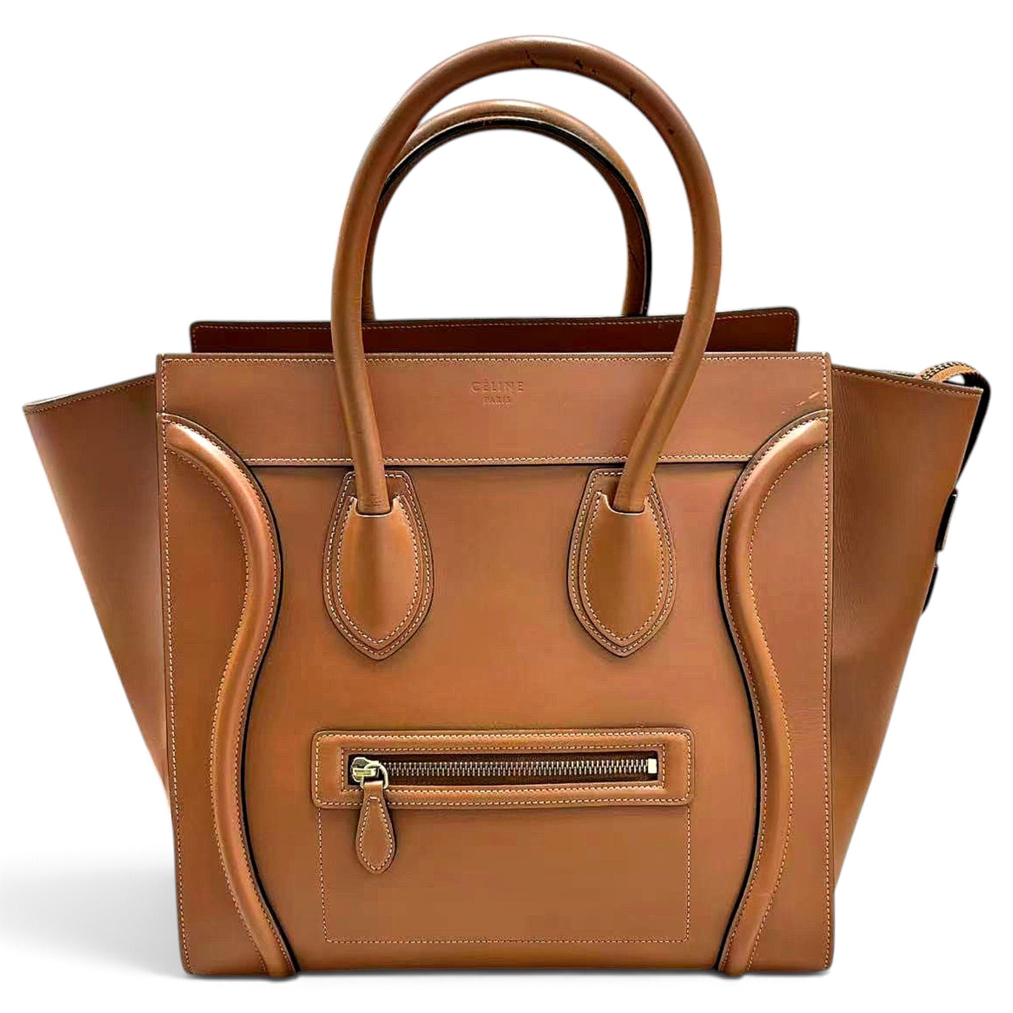 Luggage leather handbag