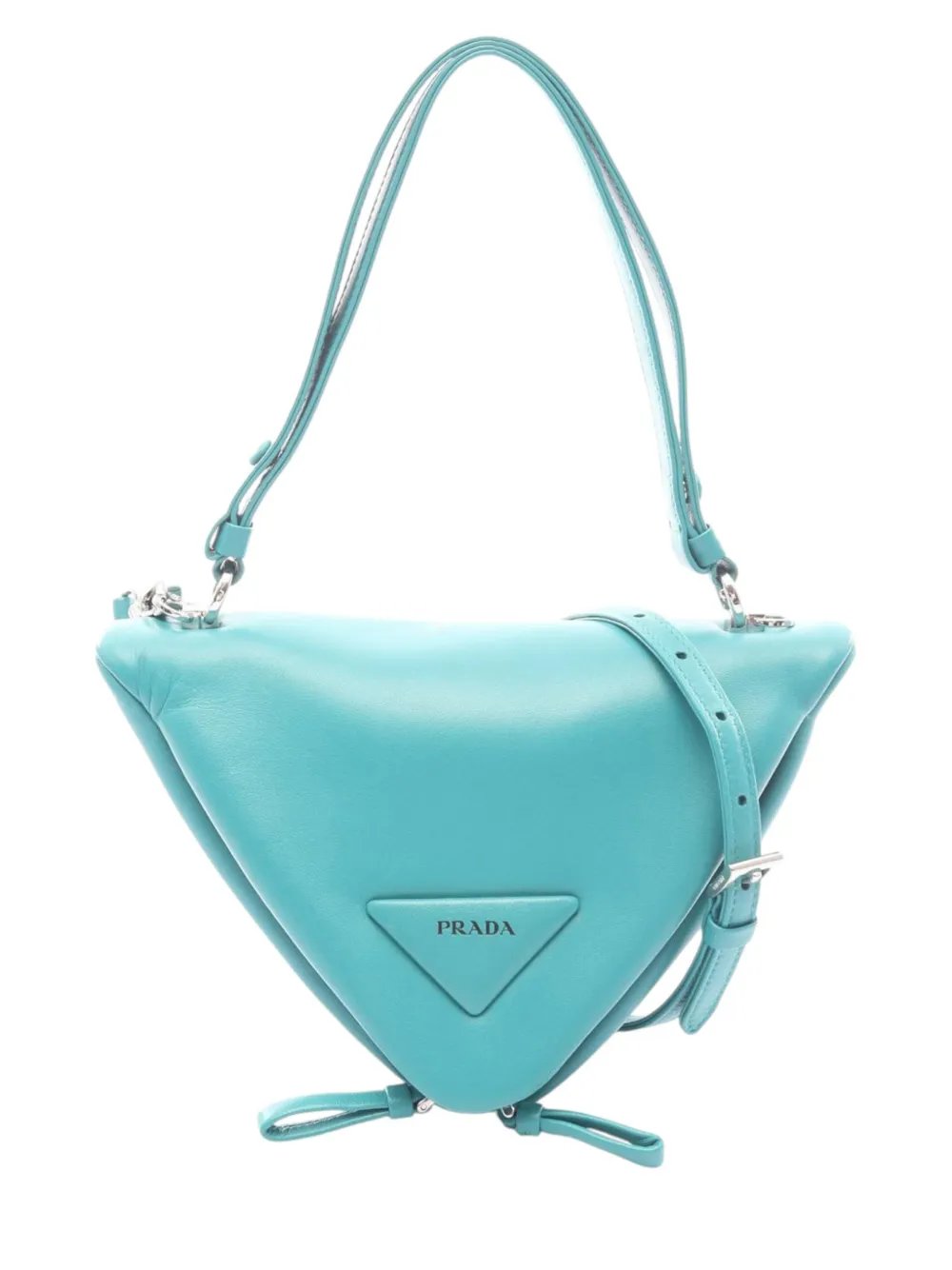 2022 Nappa Padded Signaux Triangle satchel