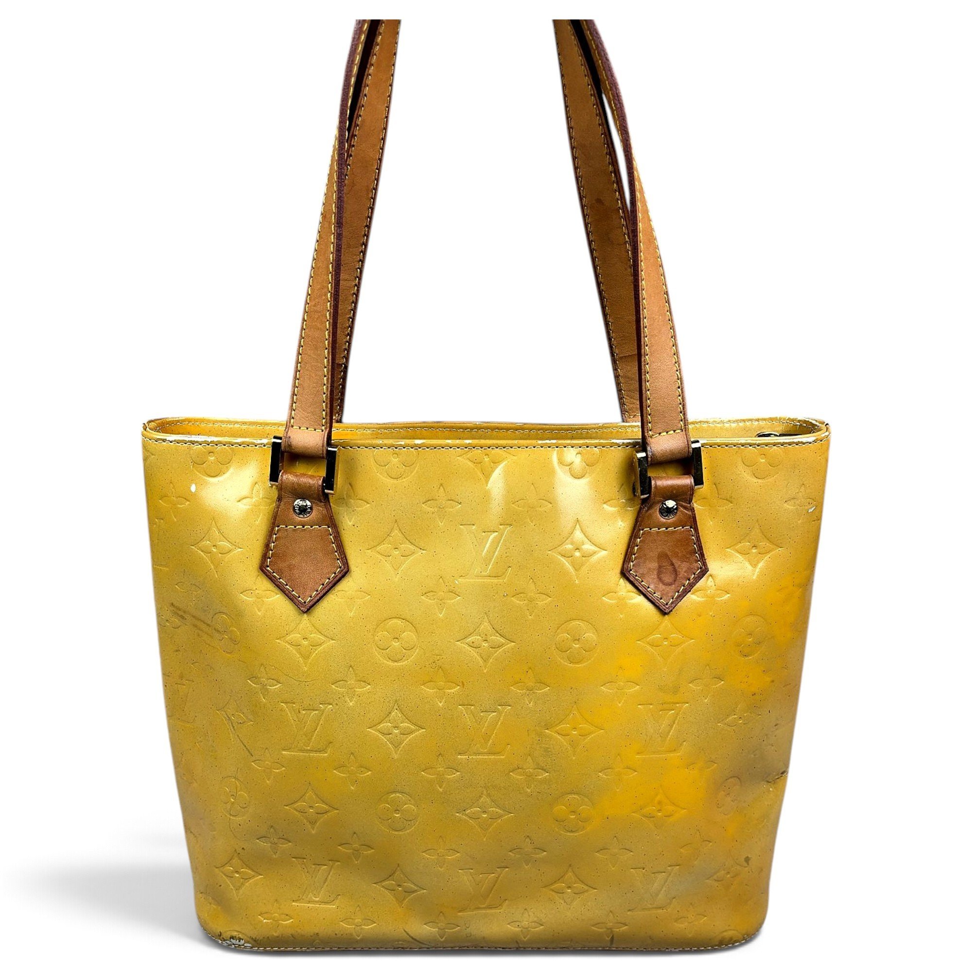 Houston patent leather tote