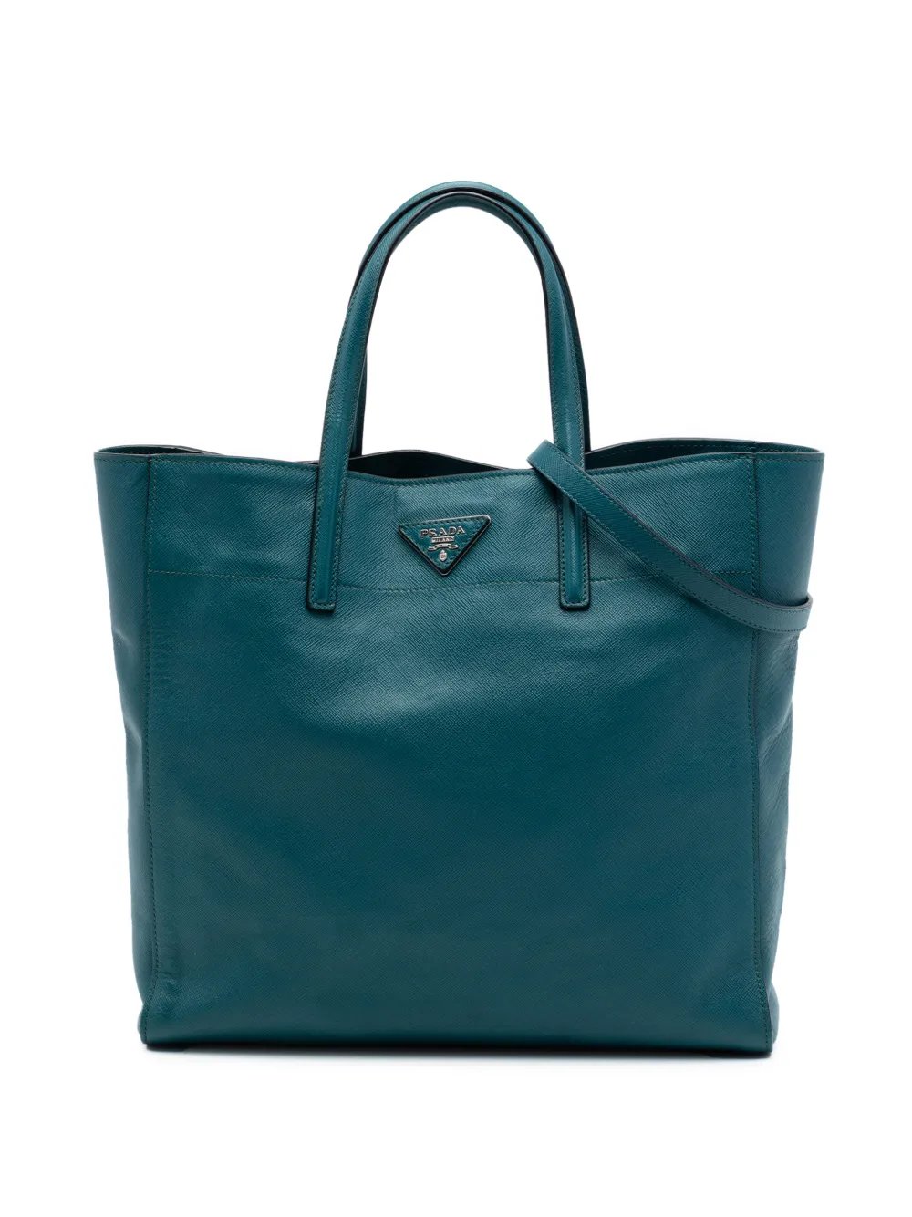 2010-2026 Saffiano Soft Triple Pocket Tote satchel