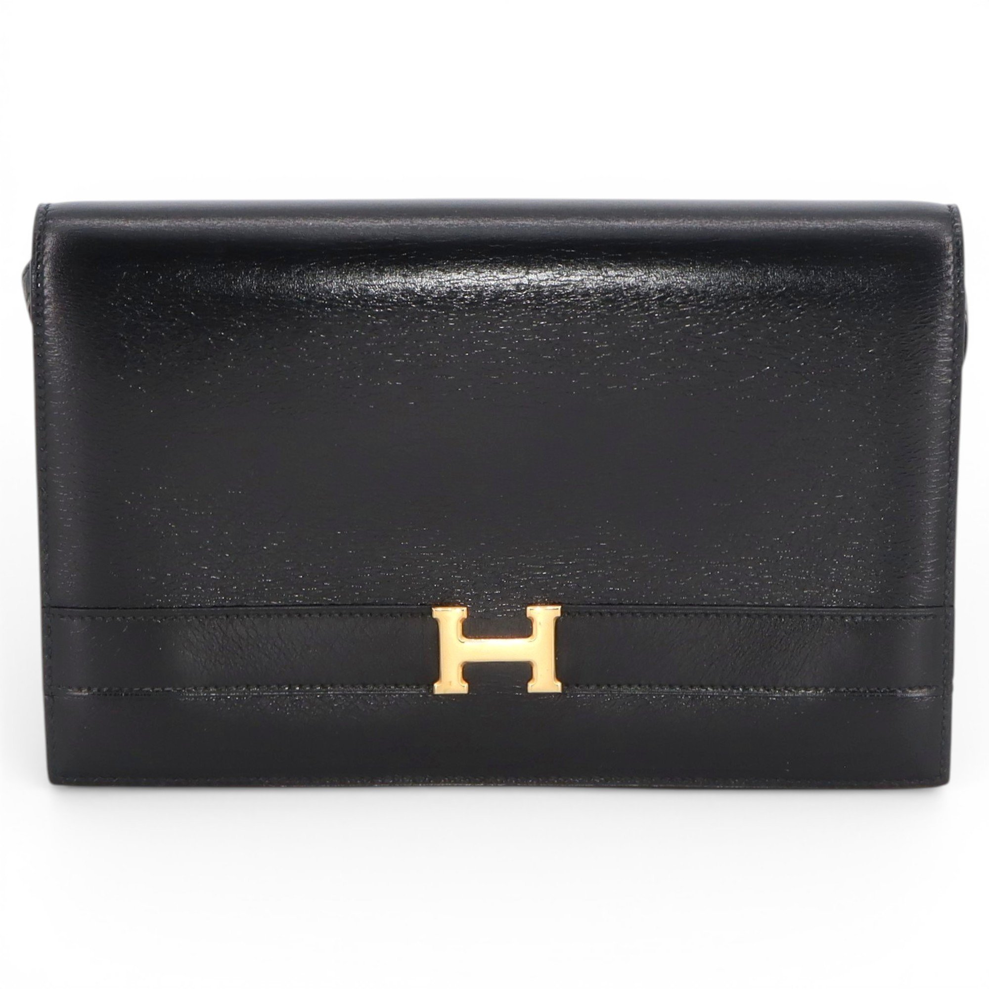 Pony-style calfskin clutch bag