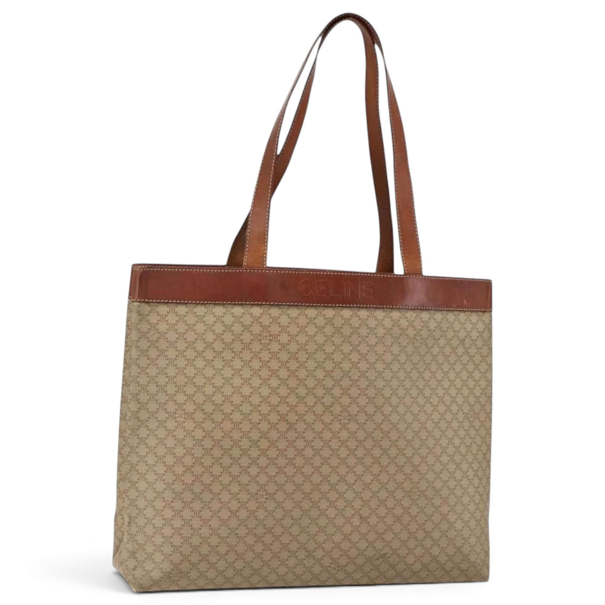 Leather tote