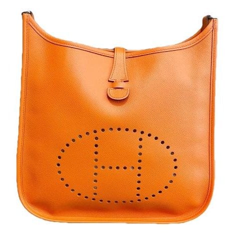 Hermes Evelyne Handbag Orange 2007