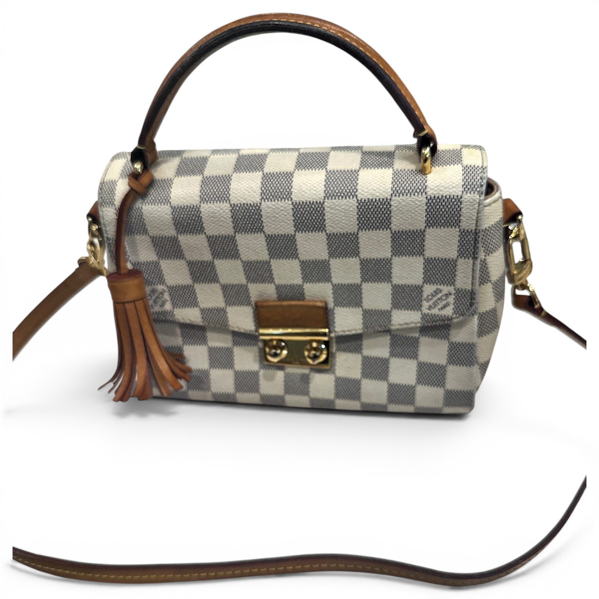 Croisette leather crossbody bag