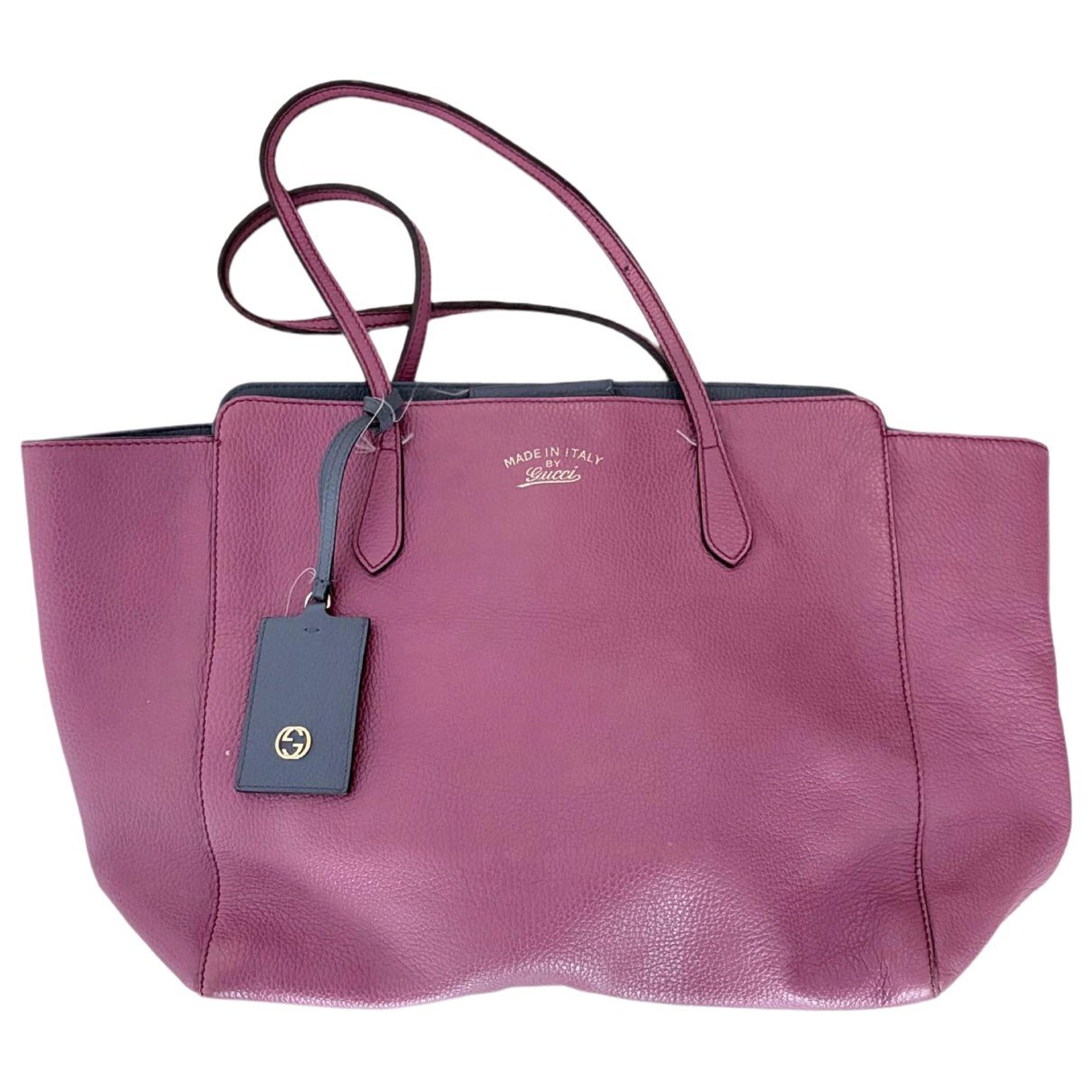 Swing leather tote