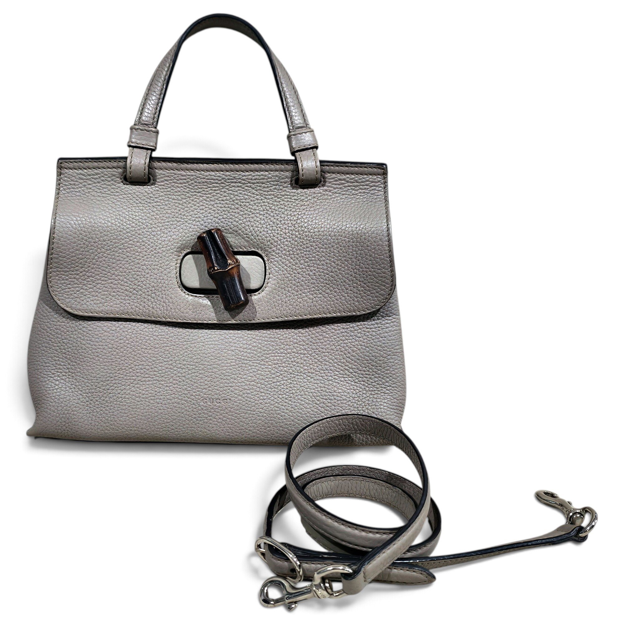 Bamboo Daily Top Handle leather handbag