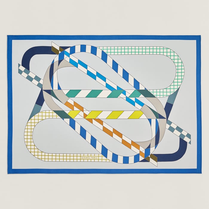 Outremer Round and Round Blanket