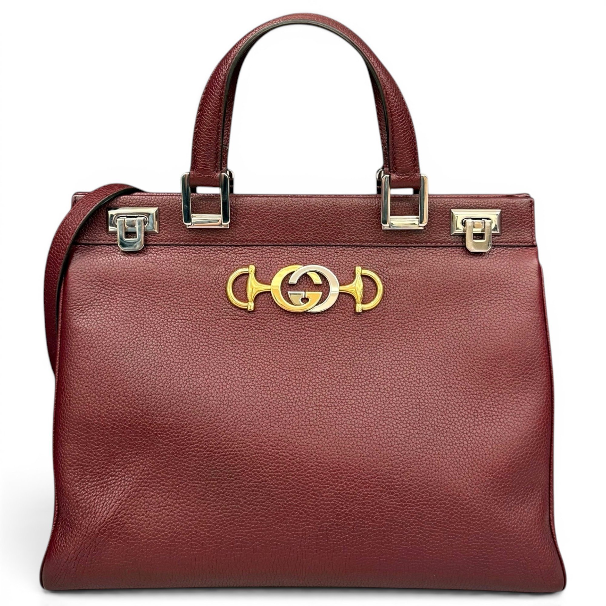 Zumi pony-style calfskin handbag
