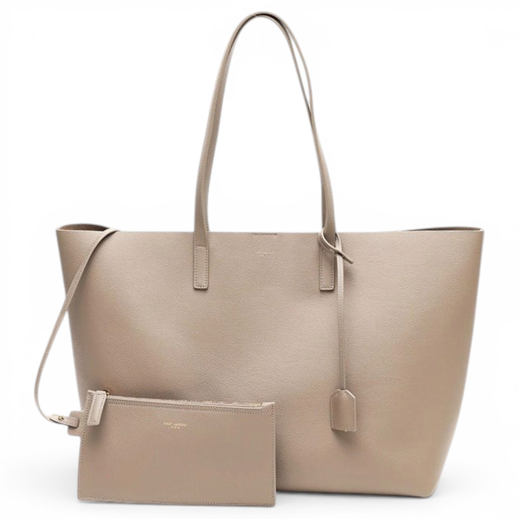 Shopping leather tote