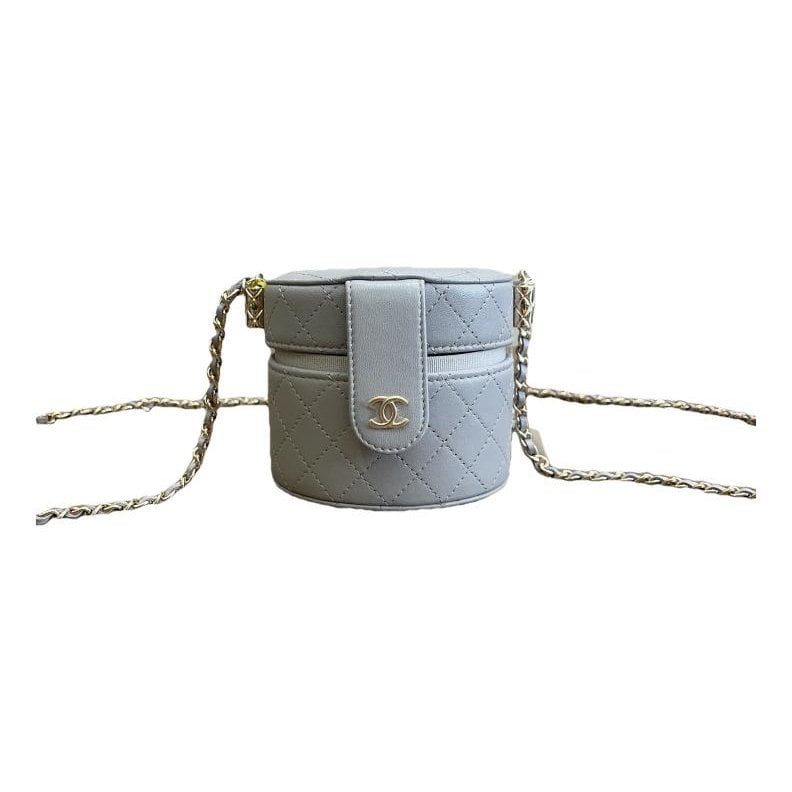 Vanity leather crossbody bag
