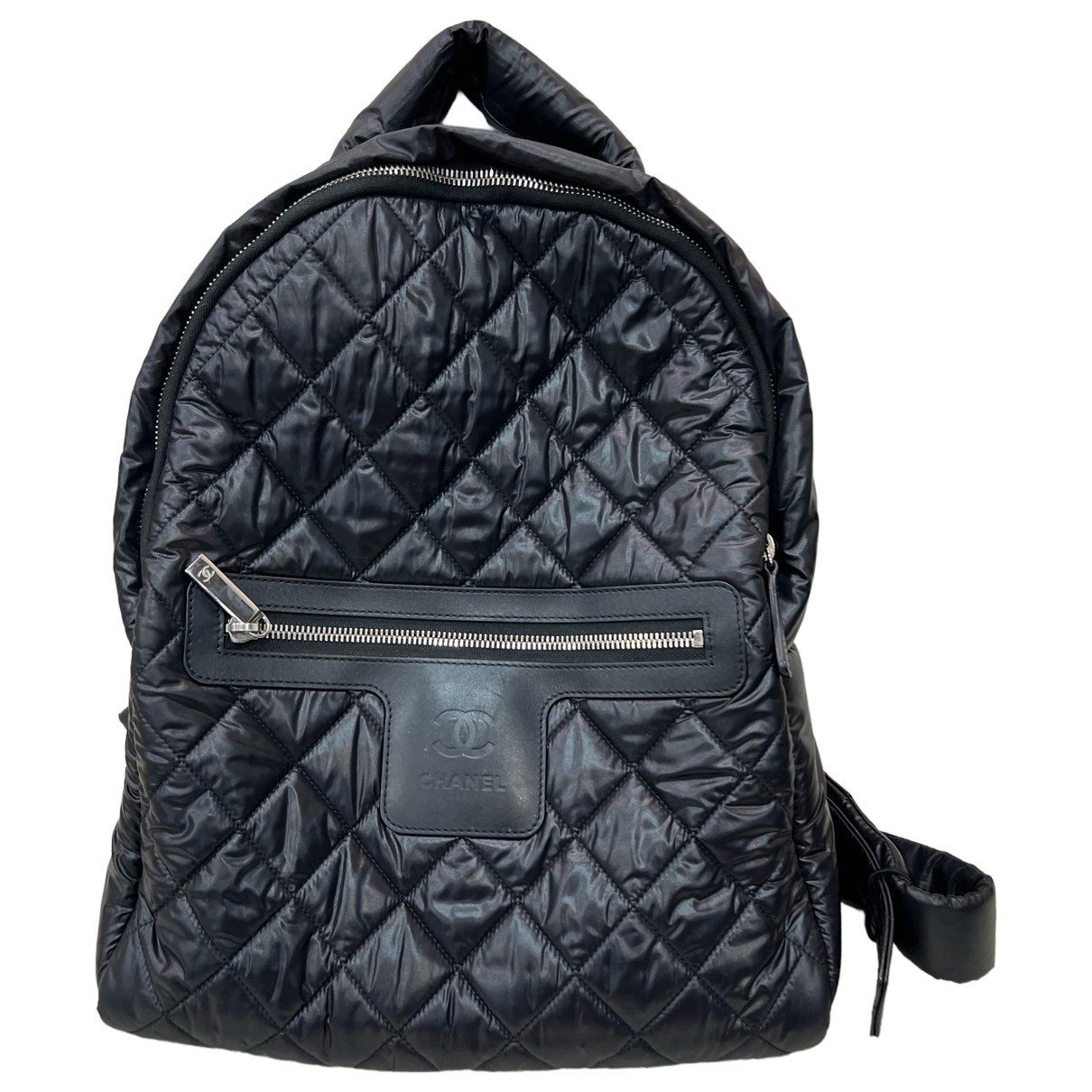 Leather backpack