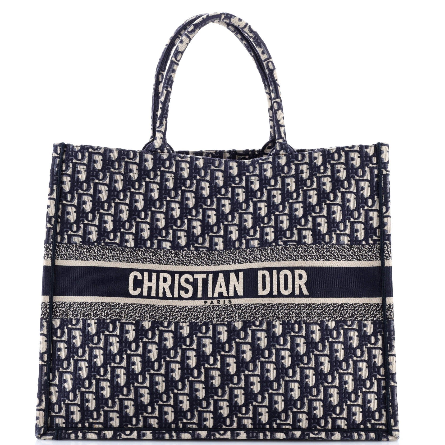 Dior Book Tote Oblique Canvas Large