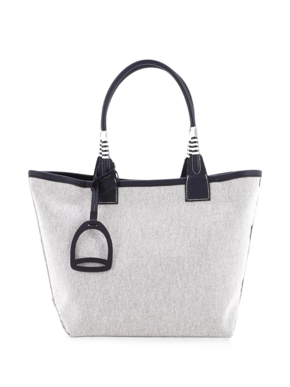 Sac Steeple Toile with Leather 28 tote bag