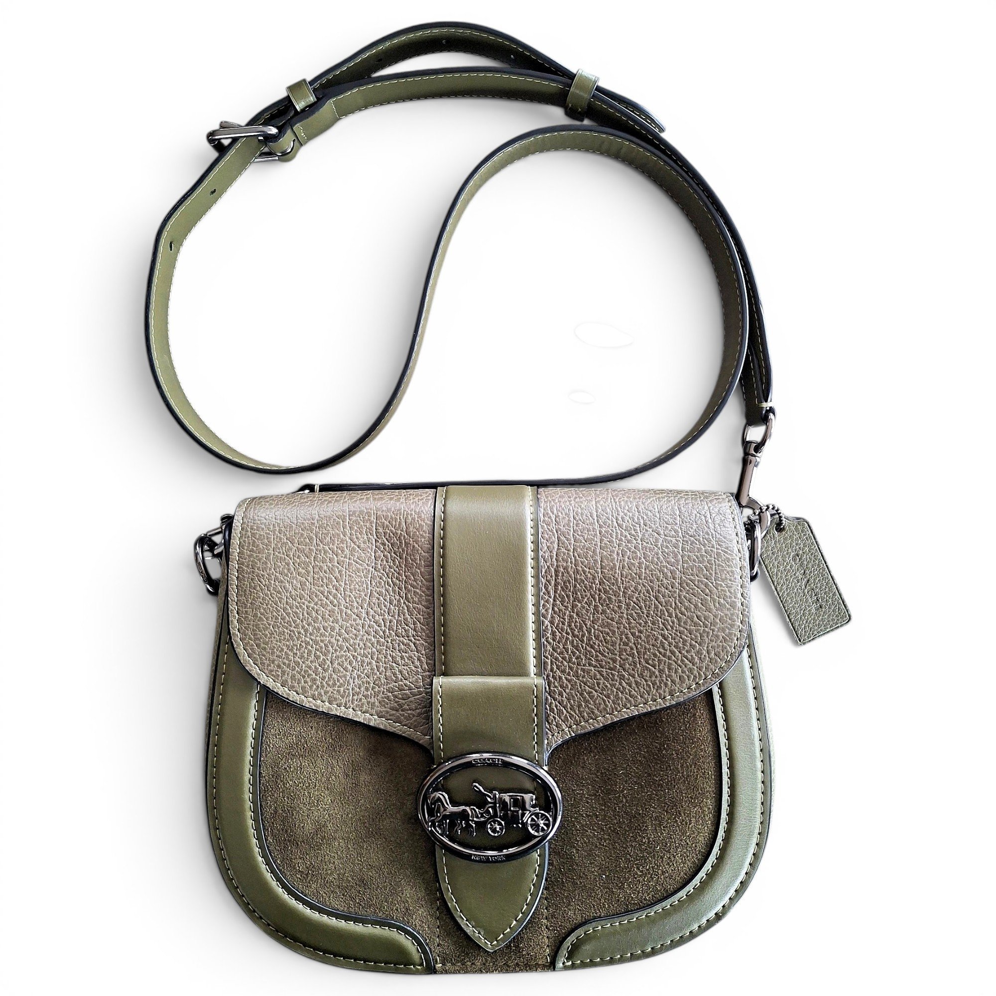 Leather crossbody bag