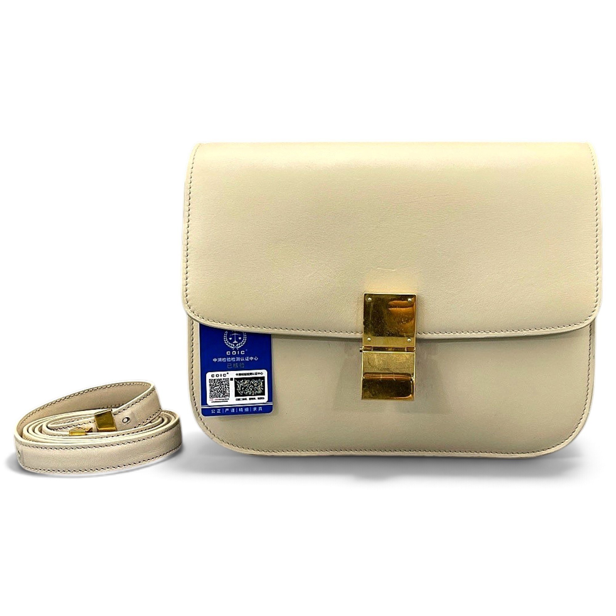 Classic leather handbag