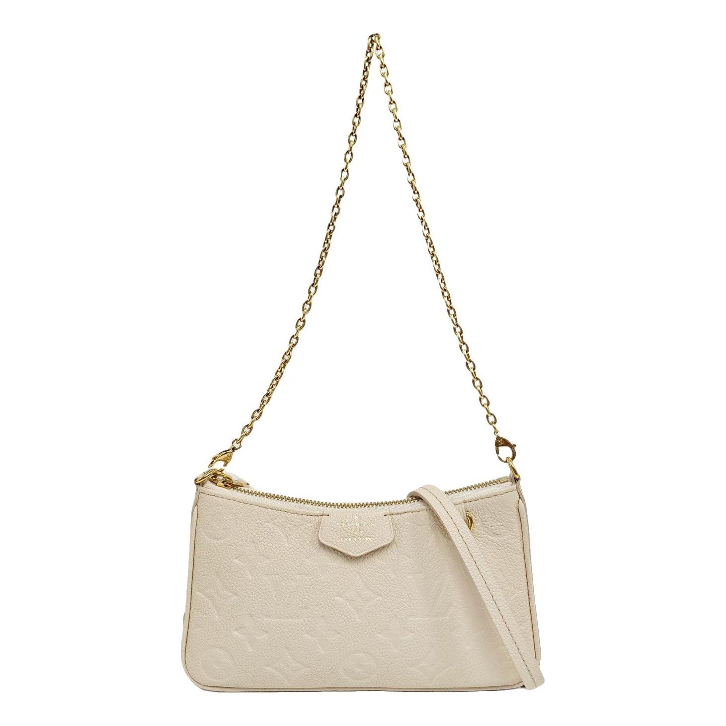 Easy Pouch On Strap leather handbag