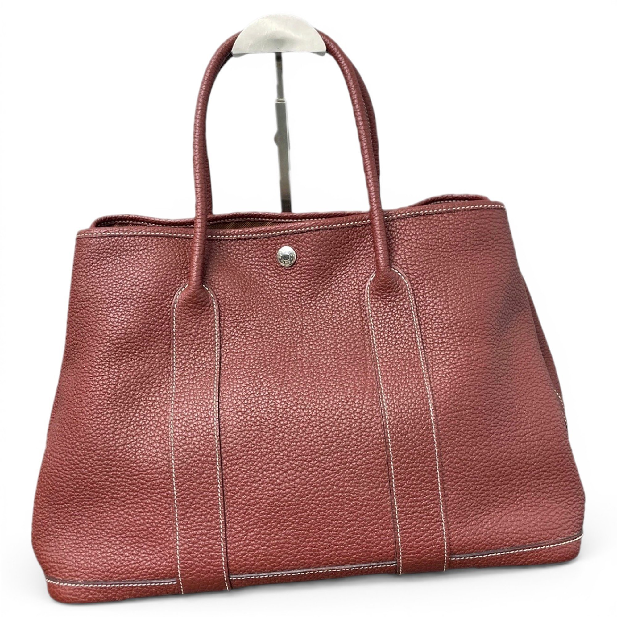 Garden Party leather handbag