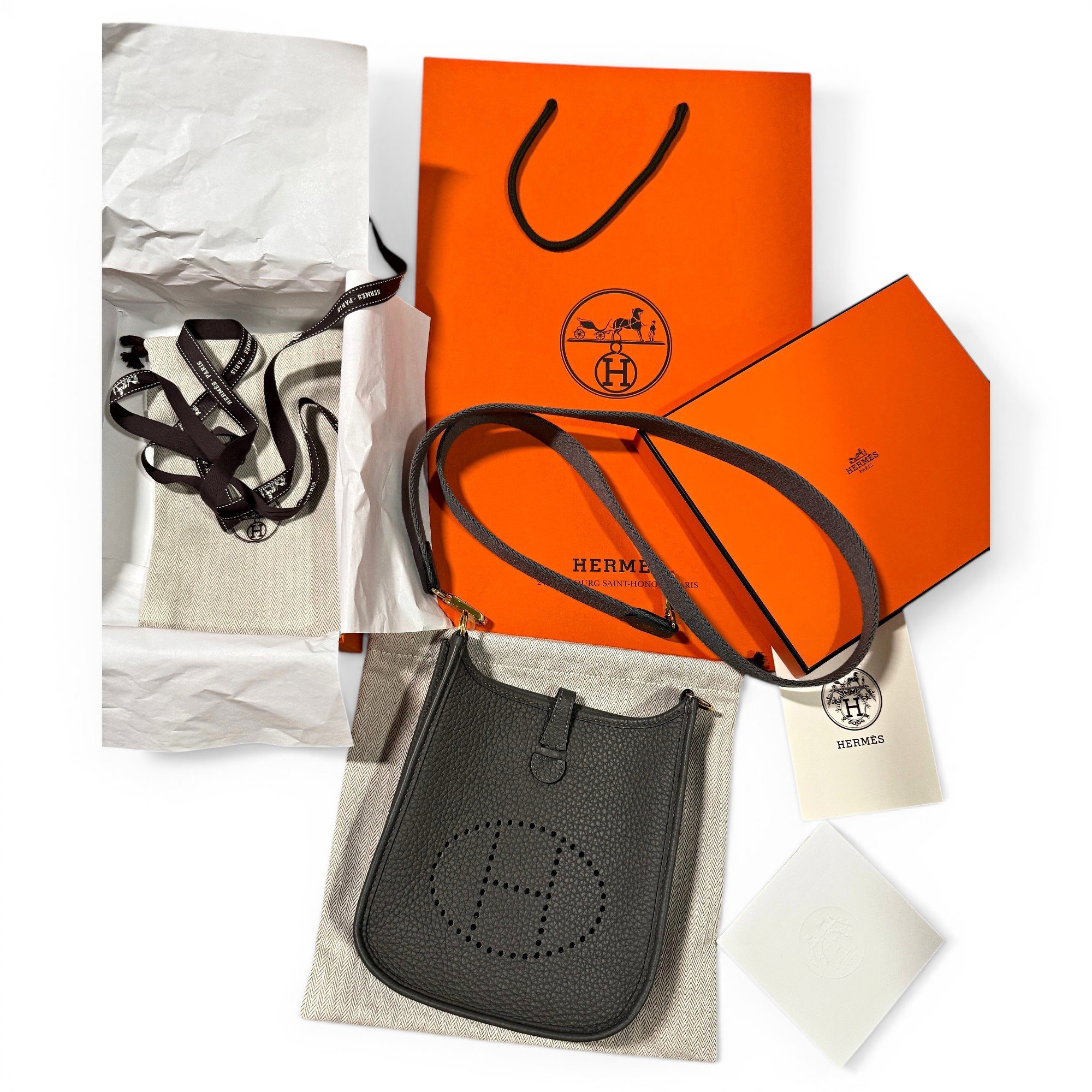 Evelyne leather crossbody bag