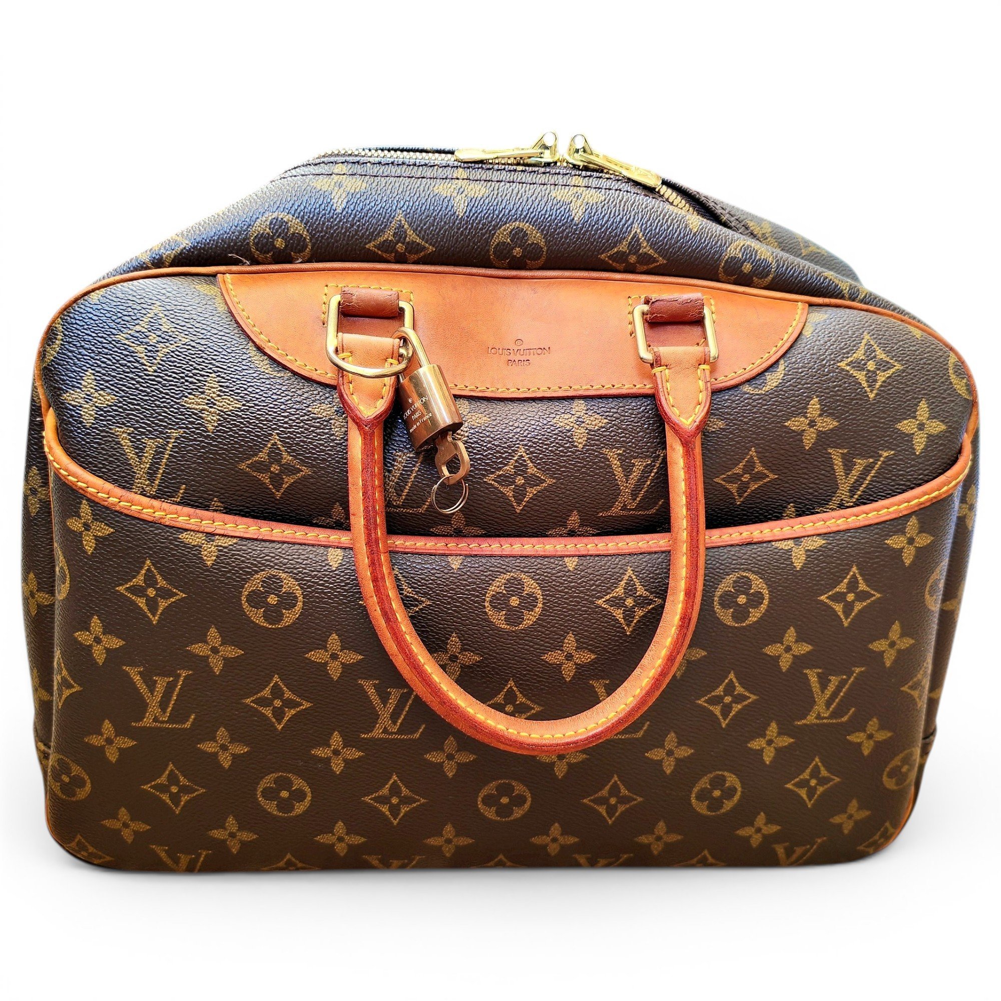 Deauville leather handbag