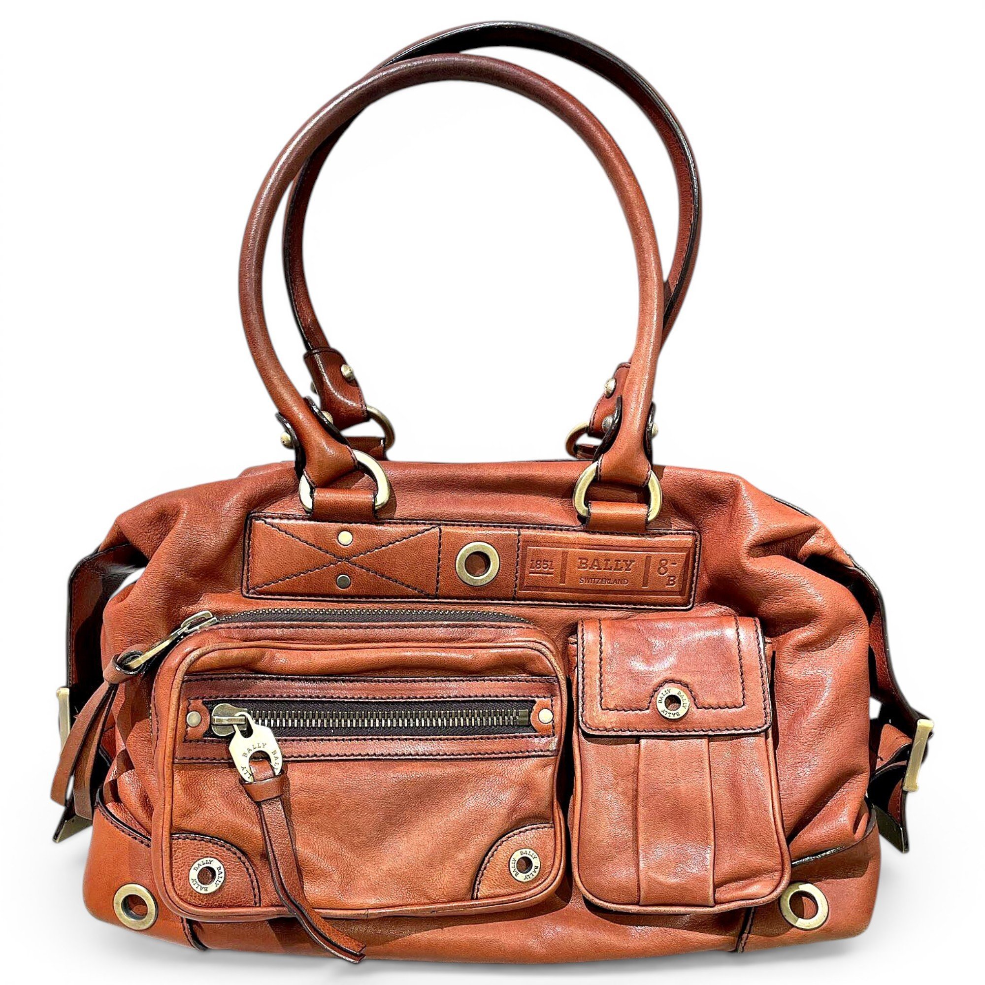 Leather handbag