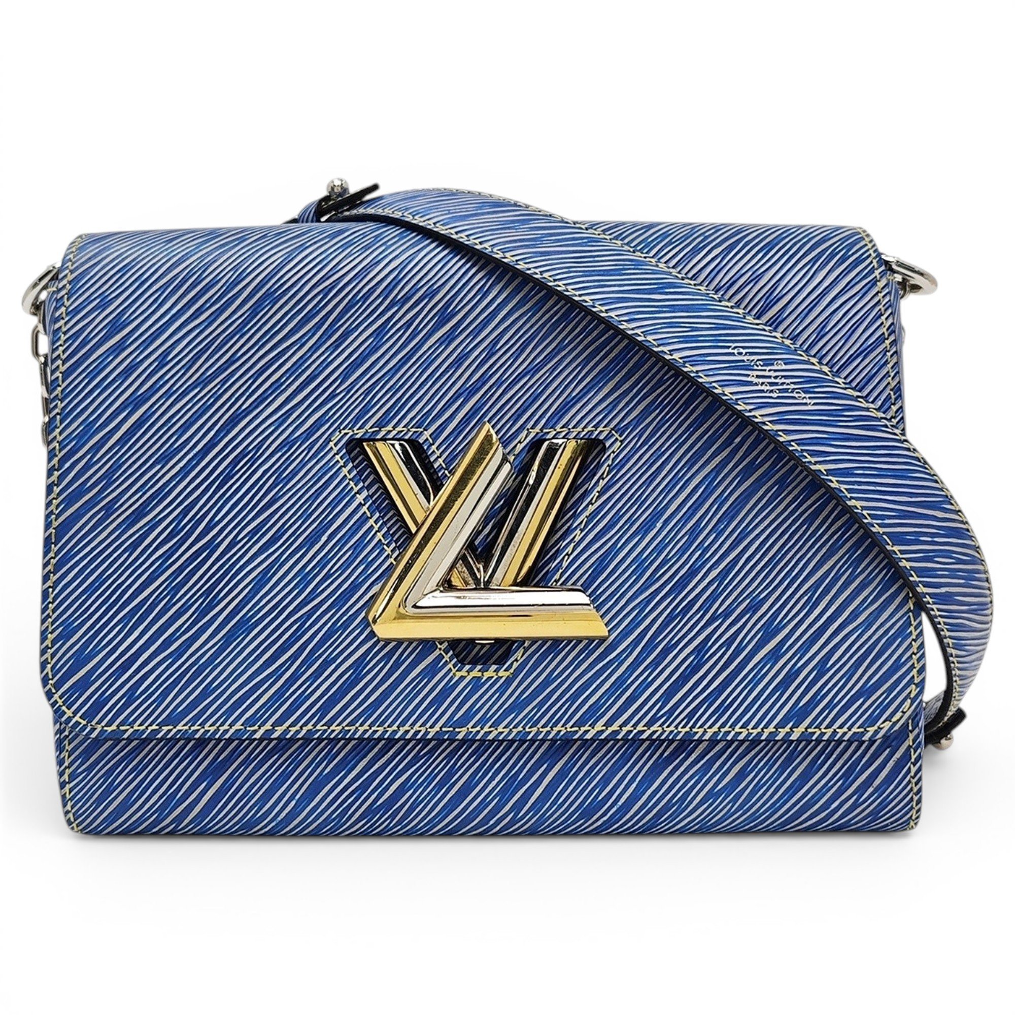Twist leather handbag