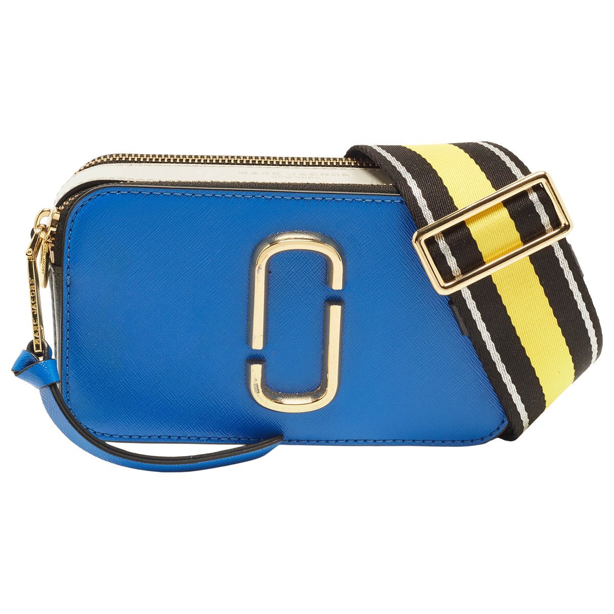 Snapshot patent leather handbag