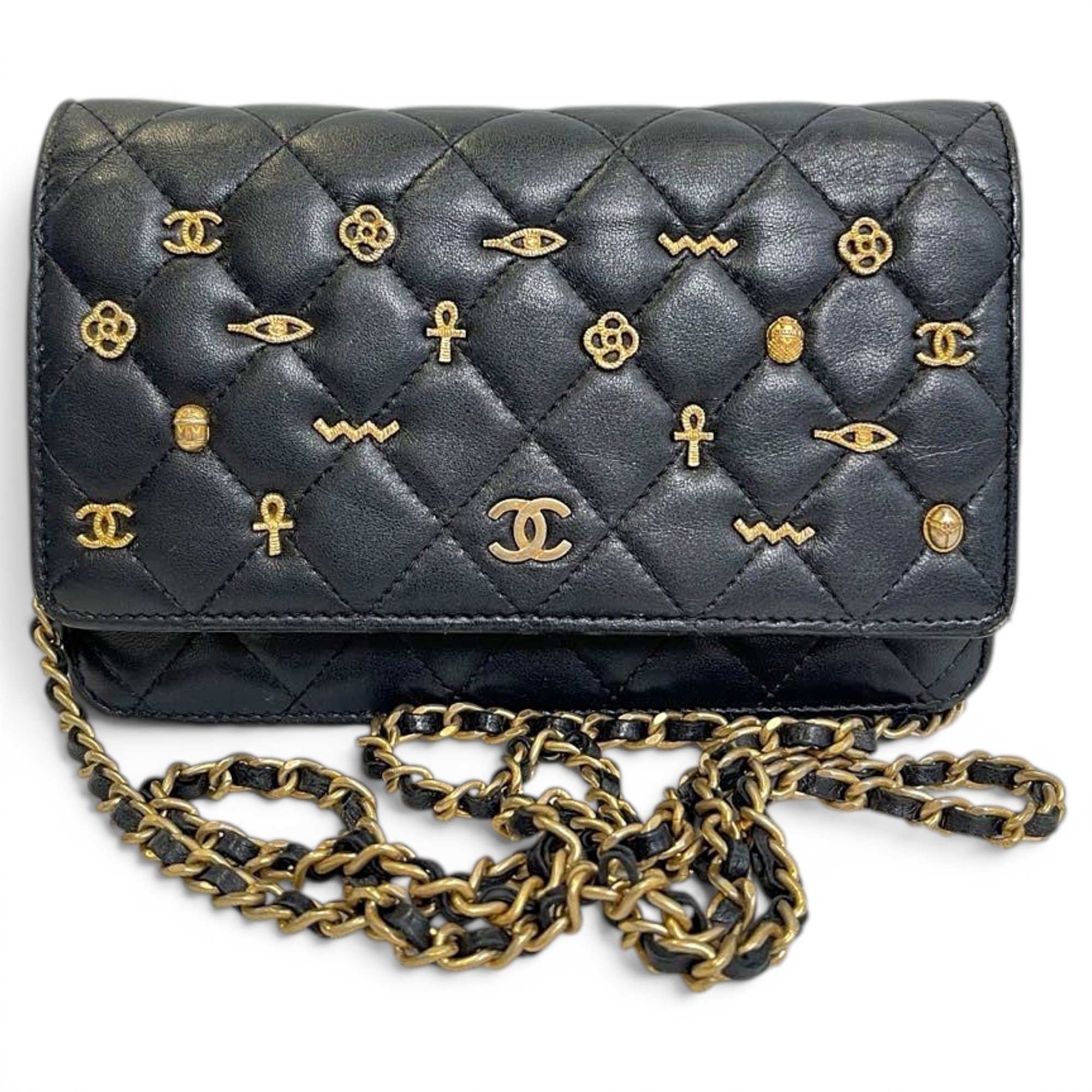Wallet On Chain Timeless/Classique leather crossbody bag