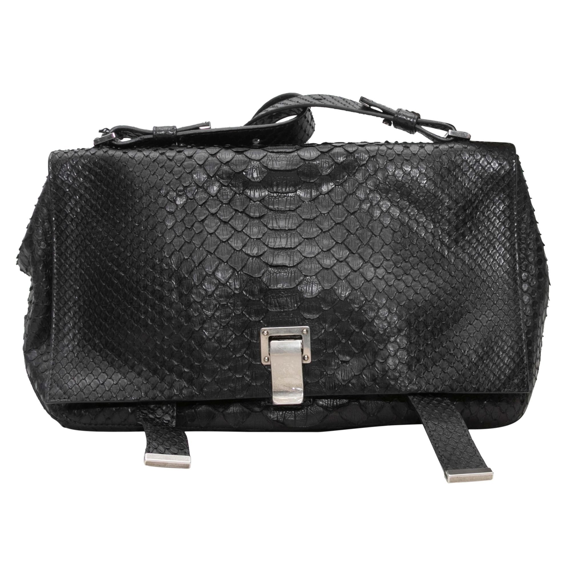 Proenza Schouler PS1 python handbag