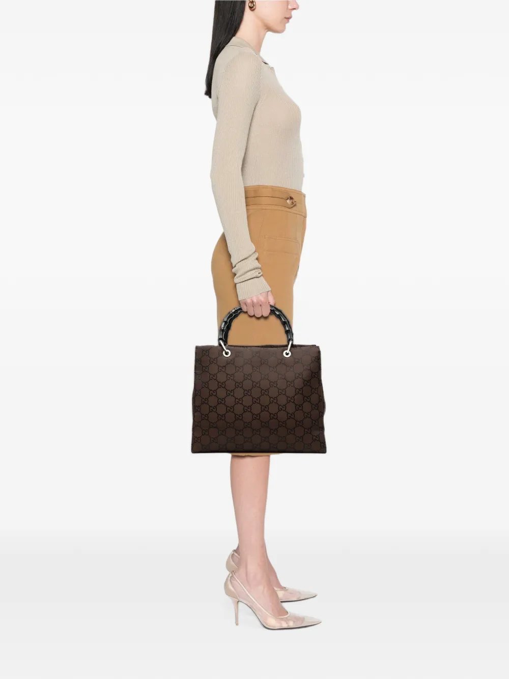 2000-2015 GG Nylon Bamboo handbag